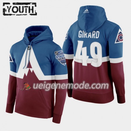 Kinder Colorado Avalanche Samuel Girard 49 2020 Stadium Series Pullover Hooded Sweatshirt